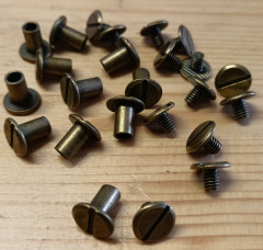 Belt screw 4-6 mm nickel