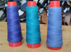 Voskované nitě SLAM 0,8 mm - modré odstíny (10)