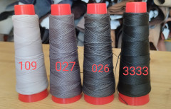Waxed threads SLAM 0.8 mm - black/ gray shades